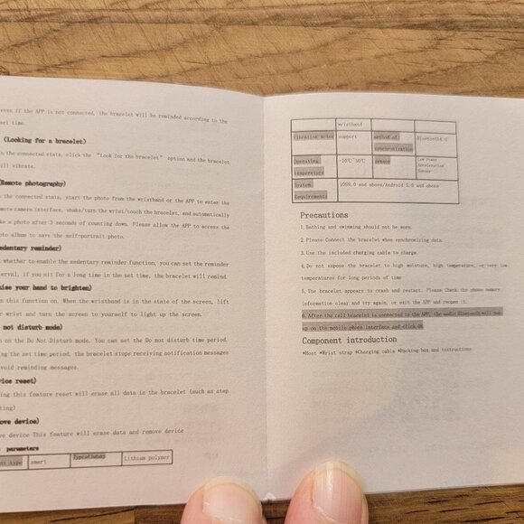 Multifunction Smart Watch/Bracelet Black/Orange - Picture 15 of 16